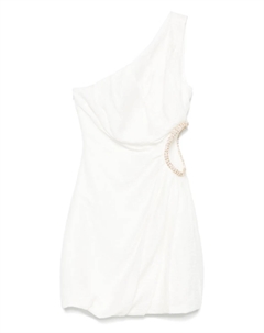 Платье мини на одно плечо, белый Sandro