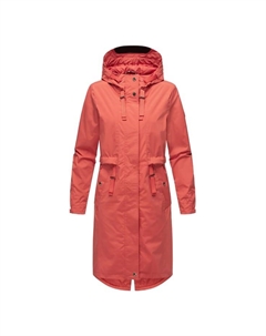 Короткое пальто серебристо-жемчужное, красный Navahoo