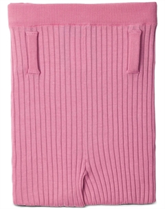 Колготки в рубчик, розовый Prada