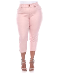 Джинсы-капри больших размеров White mark