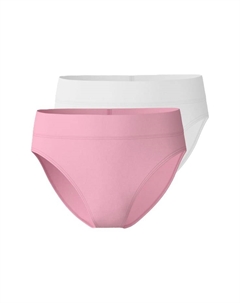 Эластичные трусы комплект из 2 шт. мягкий пояс, цвет 262 cherry blossom Calida