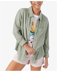 Мятая рубашка на пуговицах с карманом спереди Leni для юниоров O`neill