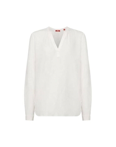 Блузка с длинными рукавами, белый Esprit