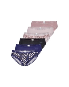 Мини-Трусы 6 пар в упаковке иди в крах, мультиколор Sloggi