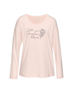 Верх пижамы с длинными рукавами «Уютные сны», розовый Vivance dreams