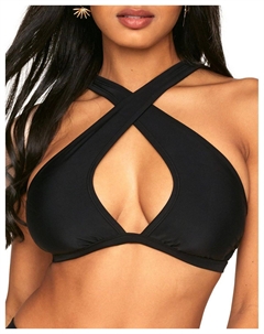 Демисезонный женский купальник с бюстгальтером, черный Adore me