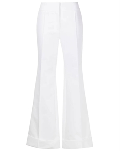 Расклешенные брюки средней посадки, белый Pucci
