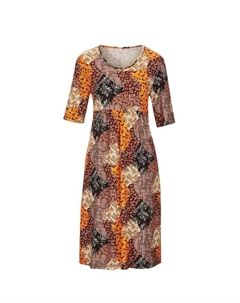 Короткий размер: платье из джерси, мультиколор Goldner
