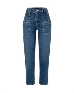 Джинсы с накладными карманами, синий Mac