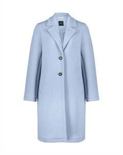 Пиджак пальто воротник лацкан, синий Zero