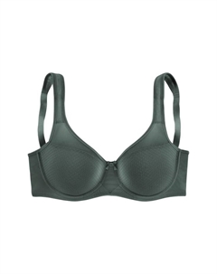 Бюстгальтер Nuance Minimer с декоративными бантами и сетчатыми вставками, зеленый Lascana