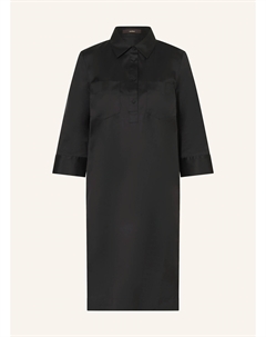 Платье-Рубашка с рукавами 3/4, черный Windsor