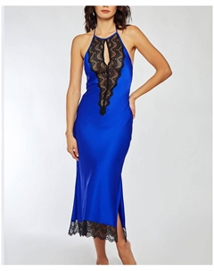 Женские трусы-комбинации для нижнего белья с кружевной отделкой, синий Icollection