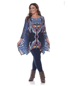 Плюс топ/туника marlene, мульти White mark