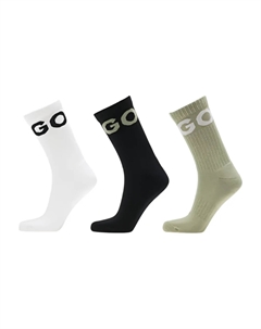 Носки Iconic Cc (упаковка из 3 пар), зеленый Hugo