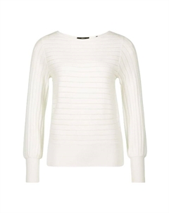 Свитер с вырезом-лодочкой, белый Zero