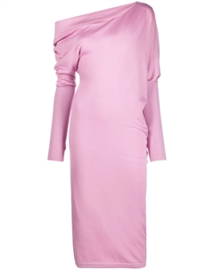 Платье с открытыми плечами, розовый Tom ford