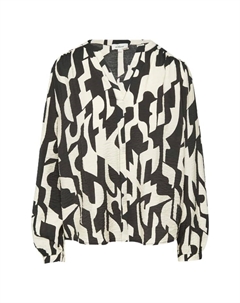 Блузка-Рубашка с разрезом по горловине, мультиколор S.oliver