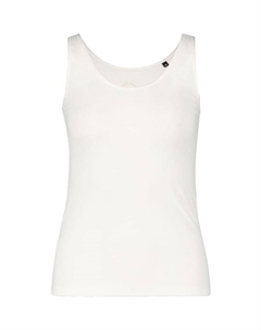 Хлопковый топ с круглым вырезом, белый Zero