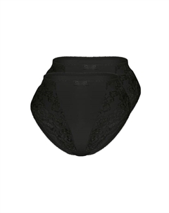 Классические кружевные трусики-брифы упаковка из 2 шт., черный Sassa