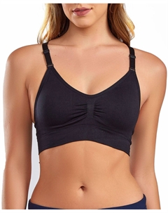 Женский бесшовный спортивный бюстгальтер с бретелькой на бретельках, черный Icollection