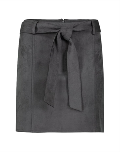 Юбка-Карандаш с поясом-завязкой, цвет 8149 forged iron Zero