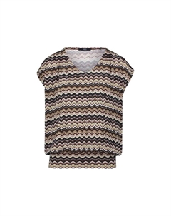 Футболка с V-образным вырезом, черный Zero