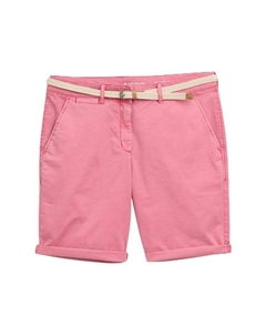 Шорты чинос с карманами, розовый Tom tailor