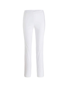 Короткий размер: легкие в уходе суперэластичные брюки Carla, белый Goldner