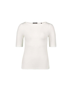 Рубашка из модала с вырезом-лодочкой, белый Zero