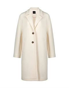 Пиджак пальто воротник лацкан, цвет 1056 eggnog Zero