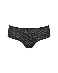 Бесшовные хипстерские волнистые шорты с нулевым ощущением, черный Sloggi