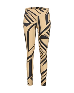 Спортивные леггинсы с эластичным поясом и ветрозащитой, бежевый Luhta