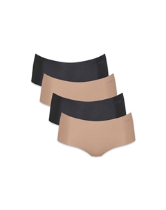 Шорты 4 шт. в упаковке - без микрофибры 2.0 шорты из микрофибры однотонные, мультиколор Sloggi