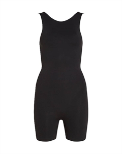 Боди Shape короткий широкий бретели, черный Calvin klein