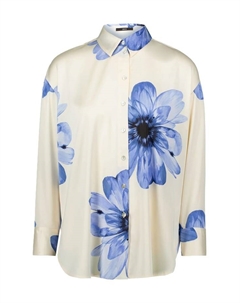 Рубашка блузка блузка воротник, бежевый Zero