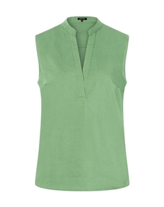 Блузка с воротником-стойкой, зеленый More&more