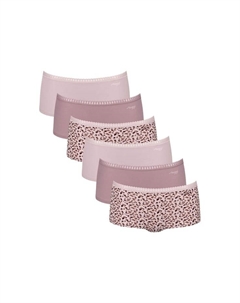 Трусики 6 шт. в упаковке - короткие трусы c6p из эластичного хлопка, розовый Sloggi