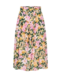 Плиссированная юбка длиной до колена, цвет 6412 painted flow More&more