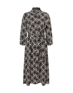 Платье-Рубашка из вискозы с рукавами 3/4, мультиколор More&more