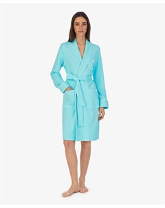 Короткий стеганый халат с шалевым воротником Lauren Ralph lauren