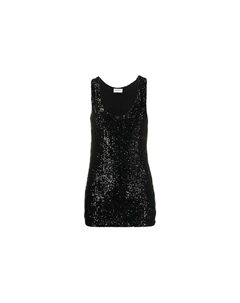 Женский топ-бретелька, цвет Black Saint laurent