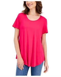 Футболка с круглым вырезом Jm collection