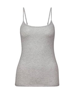 Натуральная комфортная майка на тонких бретельках, серый Calida
