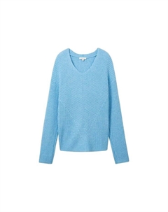 Свитер, голубой Tom tailor