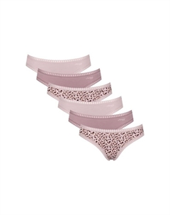 Трусы 6 шт. в упаковке - go crush mini c6p трусы стрейч хлопок, розовый Sloggi