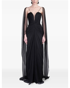 Платье макси Dream, черный Rhea costa