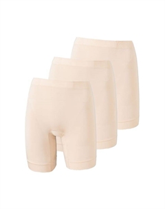 Длинные шорты 3 шт. в упаковке бесшовные легкие, желтый Schiesser