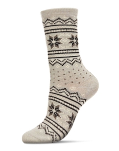 Женские кашемировые носки Fairisle Crew Memoi