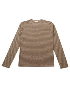 Топ Juhi Top 'Beige/Light Beige Stripe', желто-коричневый The row